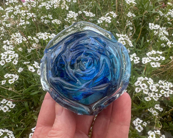 Enchanted Blue Rose Bloom - Eternal Blue Bloom Collection - Limited Edition