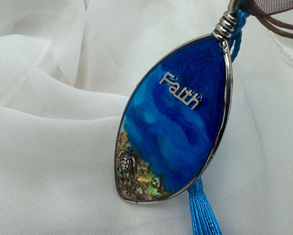 Ocean Wave Handmade Resin Car Charm – Ride the Waves Every Day