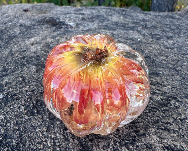 Pumpkin Patch - Handmade Botanical Resin Pumpkins with Copper Stems