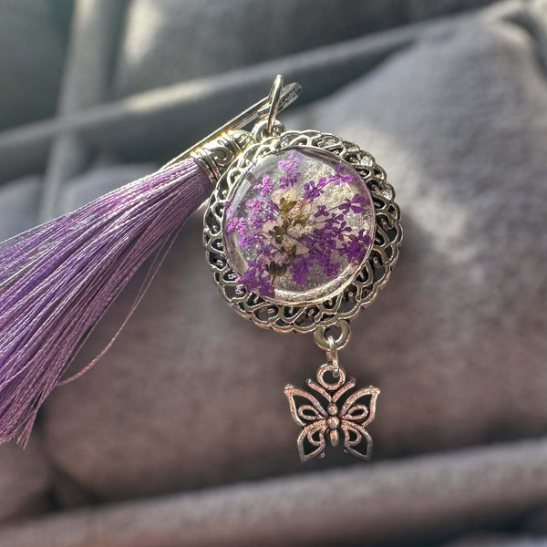 Bookmark Blooms in Books: Handcrafted Floral Delights with Charms