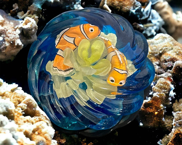 Whimsical Nemo Resin Paper Weight: Magical Home Decor Night Light