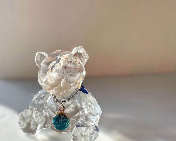 Ocean Inspired Adorable Handmade Coastal Bears with Ocean Charms