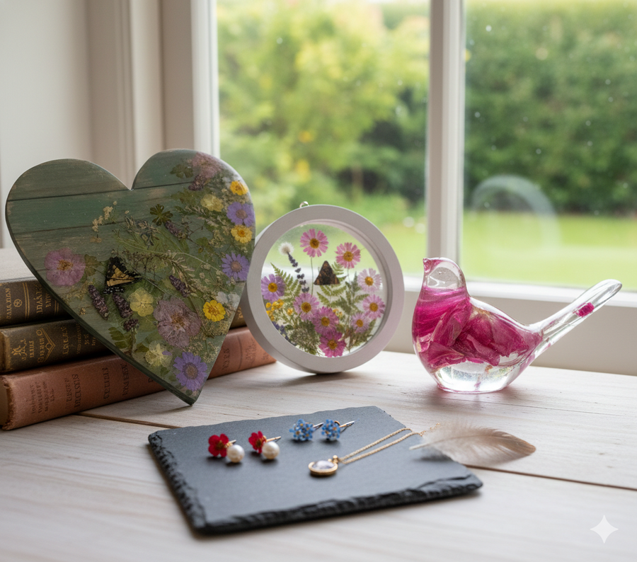 Handcrafted Resin Art and Jewelry Gift Ideas