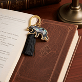 Northern Lights Spirit Bear - Handmade Resin Aurora Bookmark