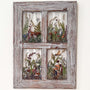 Meadow Sentinel | Large 15" Resin Window with Dragonfly & Bluebells