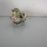 Spring Floral Bird – Handmade Resin Bird with Real Dried Flowers