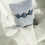 Forget-Me-Not Blossom Bracelet - Real Flower Handmade Resin Jewelry