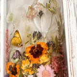 Enchanted Meadow - Handmade Rustic Wildflower Window Wall Art