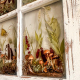 Woodland Whispers - Handmade Rustic Enchanted Forest Window Frame