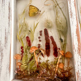 Woodland Whispers - Handmade Rustic Enchanted Forest Window Frame