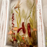 Woodland Whispers - Handmade Rustic Enchanted Forest Window Frame