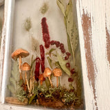 Woodland Whispers - Handmade Rustic Enchanted Forest Window Frame