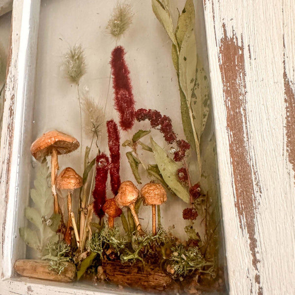 Woodland Whispers - Handmade Rustic Enchanted Forest Window Frame