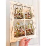 Woodland Whispers - Handmade Rustic Enchanted Forest Window Frame