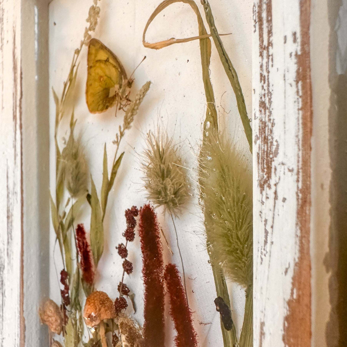 Woodland Whispers - Handmade Rustic Enchanted Forest Window Frame