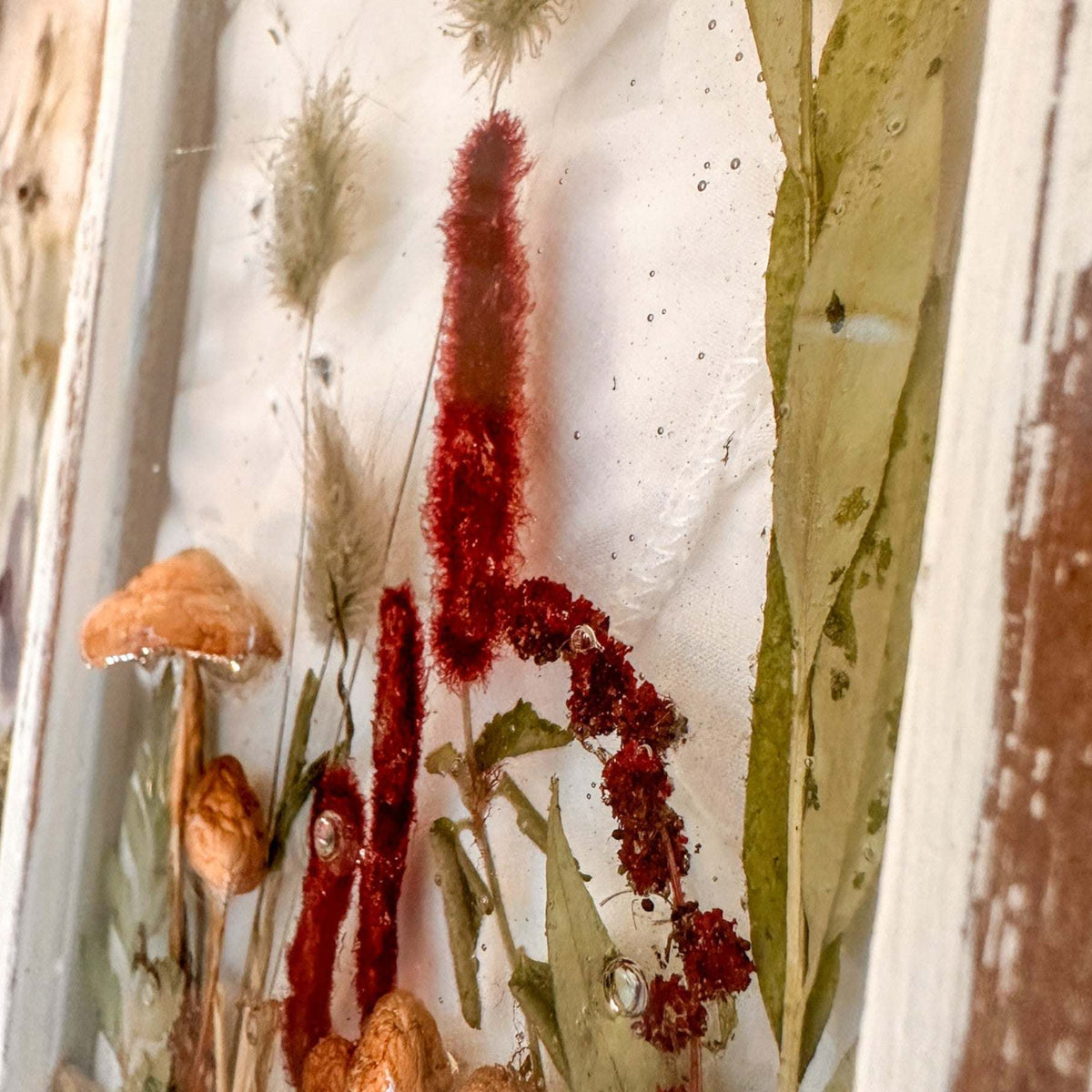 Woodland Whispers - Handmade Rustic Enchanted Forest Window Frame