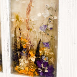 Garden Window - Handmade Real Flower Wood Everlasting Window Art