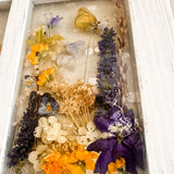 Garden Window - Handmade Real Flower Wood Everlasting Window Art