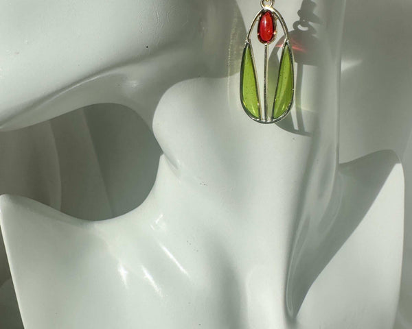 Tulip Bloom Earrings – Handmade Floral Elegance for Garden Lovers