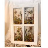 Everlasting Garden Window - Handmade Dried Flower Resin Window
