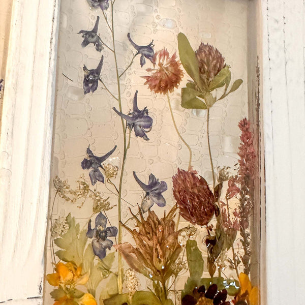 Everlasting Garden Window - Handmade Dried Flower Resin Window