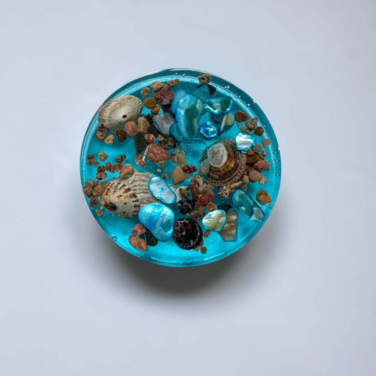 Coasters Ocean Breeze - Handcrafted with Real Sand & Seashells