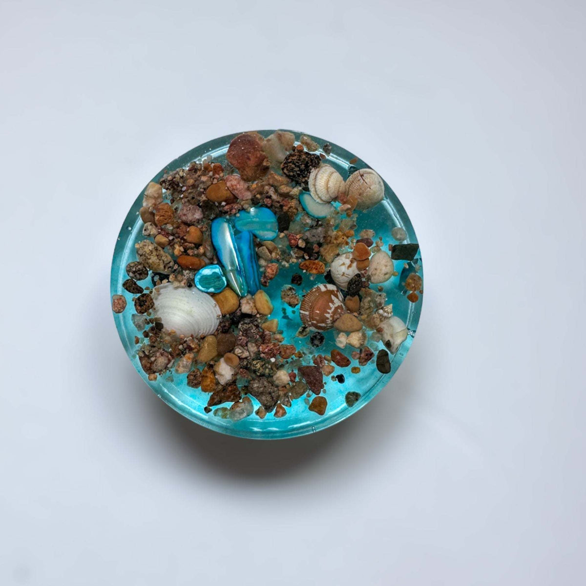 Coasters Ocean Breeze - Handcrafted with Real Sand & Seashells