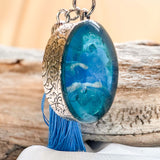 Ocean Glow Portal Keychain - Luminous Handmade Sea-Inspired Accessory