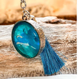 Ocean Glow Portal Keychain - Luminous Handmade Sea-Inspired Accessory