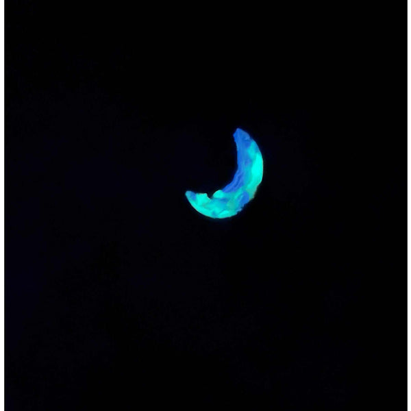 Aurora Moon Spinner Charm - Two Sided Northern Lights Keychain