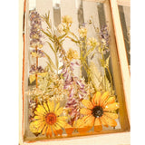 Everlasting Garden Window - Handmade Dried Floral Resin Window Art