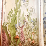 Woodland Whisper Window Decor - Handmade Dried Flower Resin Art