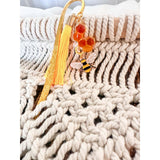Honey Bee Bookmarks Handmade Honeycomb Dripping Honey & Bee Charm