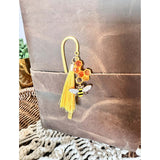 Honey Bee Bookmarks Handmade Honeycomb Dripping Honey & Bee Charm
