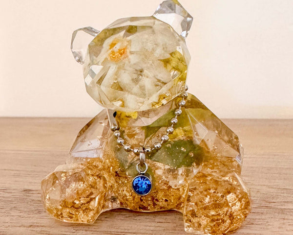 Collier de fleurs du mois de naissance - Commande personnalisée - Pendentif fleur pressée