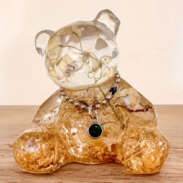 Collier de fleurs du mois de naissance - Commande personnalisée - Pendentif fleur pressée