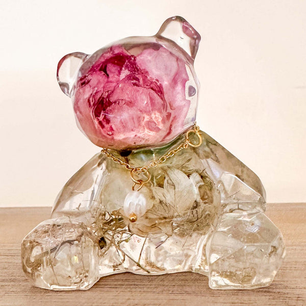 Collier de fleurs du mois de naissance - Commande personnalisée - Pendentif fleur pressée