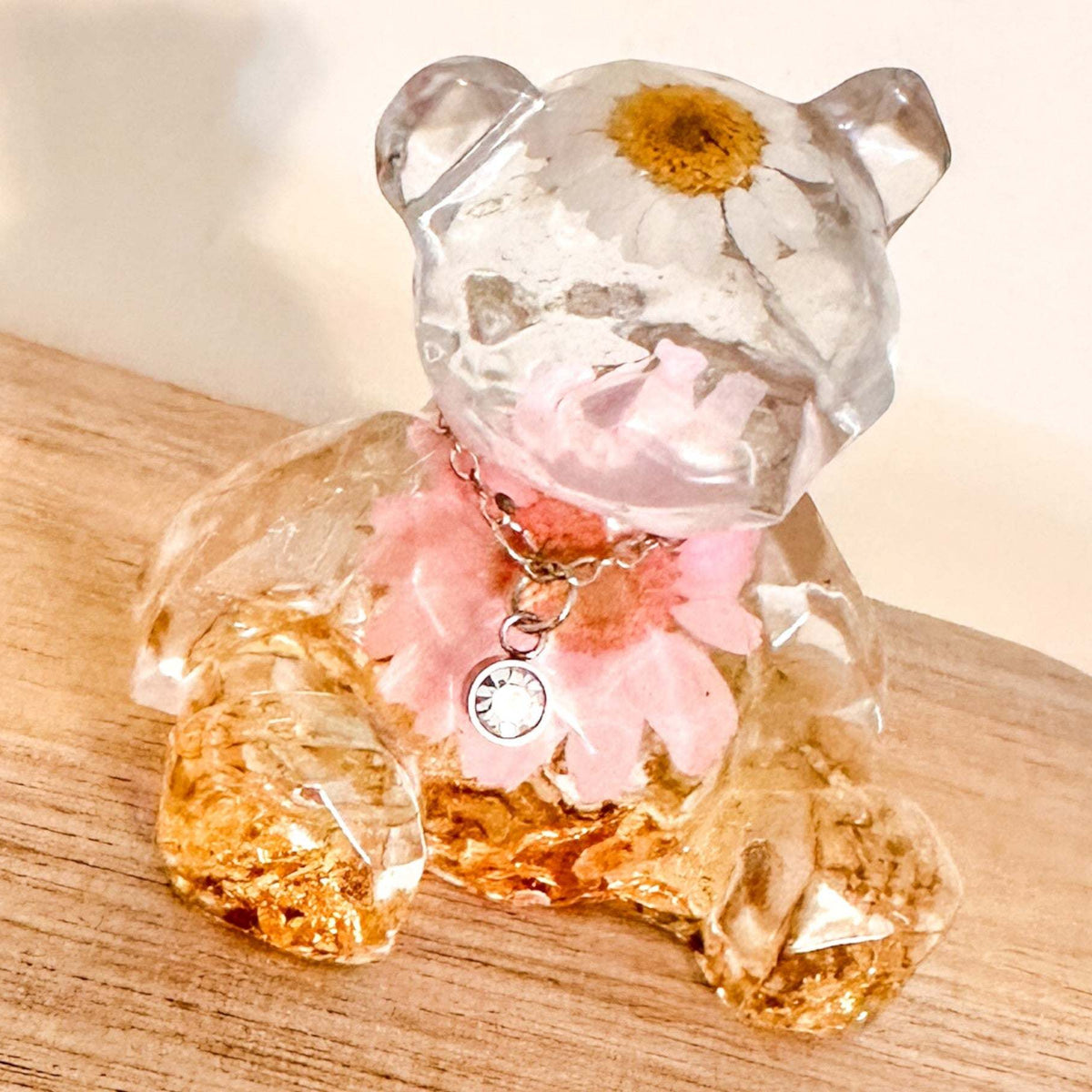 Collier de fleurs du mois de naissance - Commande personnalisée - Pendentif fleur pressée