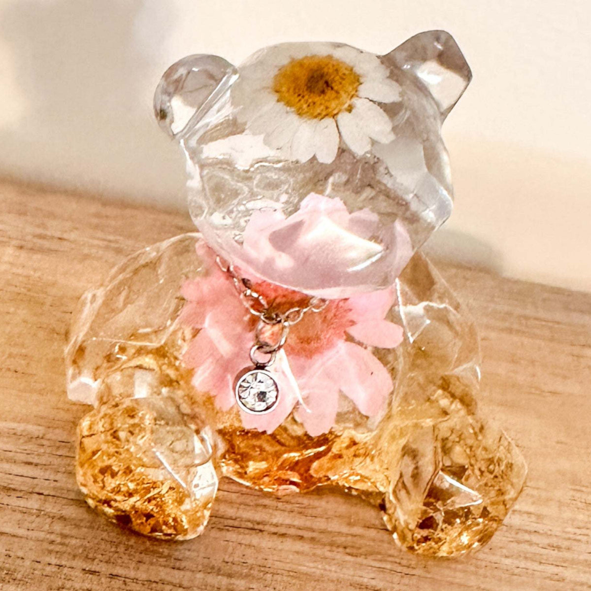 Collier de fleurs du mois de naissance - Commande personnalisée - Pendentif fleur pressée