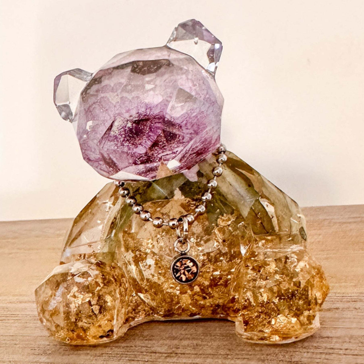 Collier de fleurs du mois de naissance - Commande personnalisée - Pendentif fleur pressée