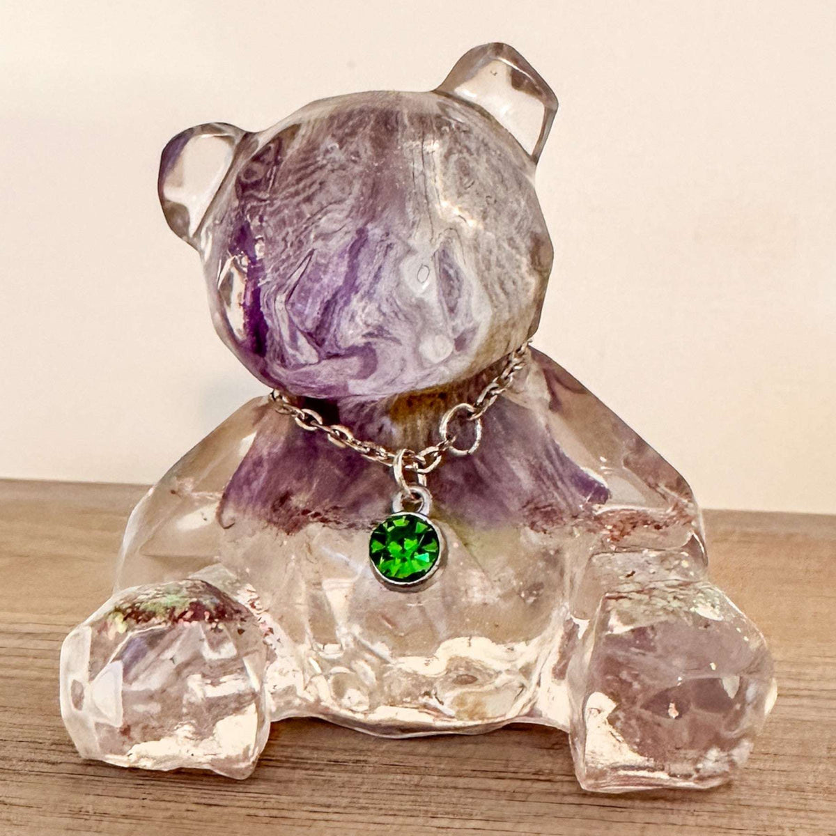 Collier de fleurs du mois de naissance - Commande personnalisée - Pendentif fleur pressée