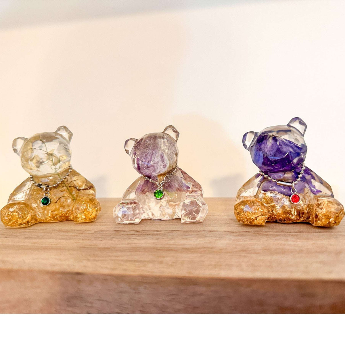 Collier de fleurs du mois de naissance - Commande personnalisée - Pendentif fleur pressée