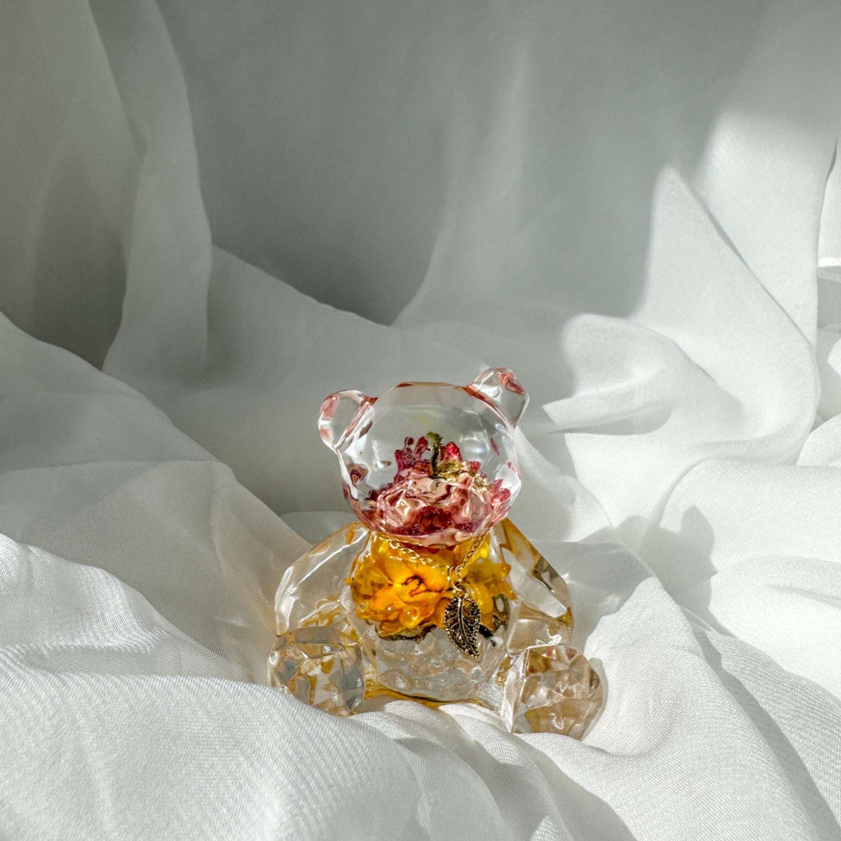 Charming Bears - Whimsical Resin Geometric Bear Decor with Charms