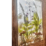 Woodland Whispers - Handmade Rustic Wood Botanical Resin Window