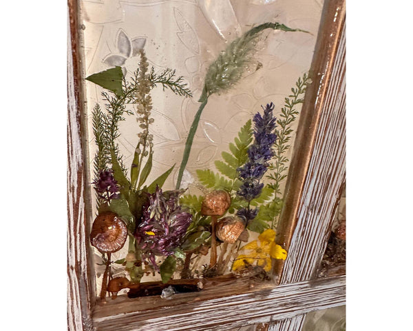 Boreal Forest Window - Handmade Enchanted Forest Mushroom Wall Decor