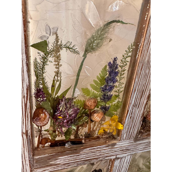 Boreal Forest Window - Handmade Enchanted Forest Mushroom Wall Decor