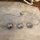 Aurora Peaks Radiance Bracelet - Handmade Northern Lights Mountains