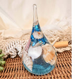 Water Droplet Ring Holder - Handmade Ocean Inspired Resin Art Decor