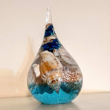 Water Droplet Ring Holder - Handmade Ocean Inspired Resin Art Decor