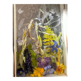 Everlasting Garden Window - Handmade Dried Flower Resin Meadow One